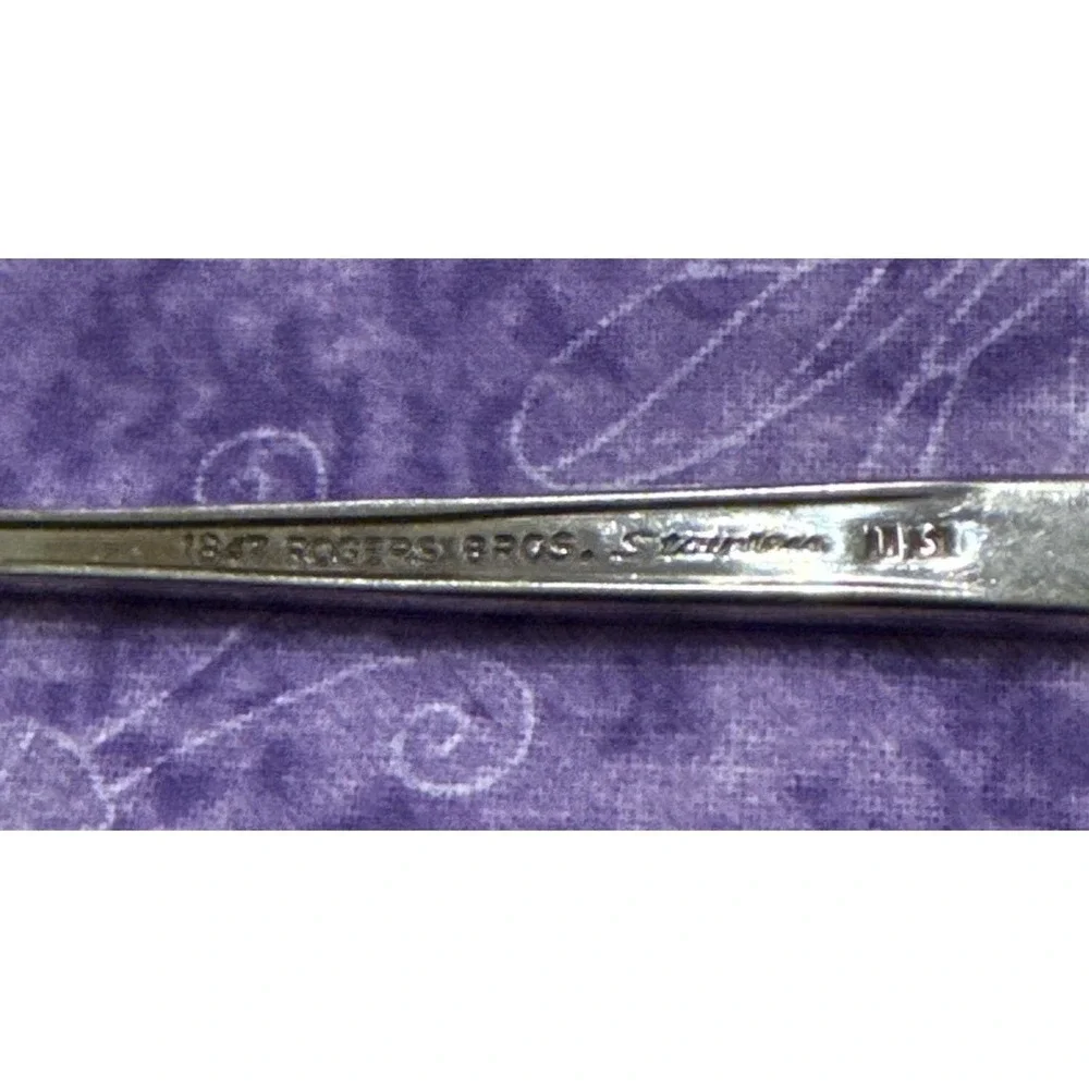 Navaho Rogers Bros.‎ 1847 Serving Spoon Spoons Stainless Steel Set Of 4 Vintage